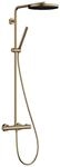 Hansgrohe Showerpipe Pulsify S Puro 260 1jet Brausethermostat Aufputz brushed bronze