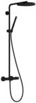 Hansgrohe Showerpipe Pulsify S Puro 260 1jet Brausethermostat Aufputz mattschwarz,