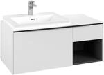 Villeroy & Boch Subway 3.0 Waschbeckenunterschrank, 2 Ausz&uuml;ge, 1001 x 423 x 500 mm,