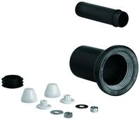 GROHE WC-Zu- und Ablaufgarnitur 37311 f&uuml;r wandh. WC Ablaufmansch. 90mm schwarz,