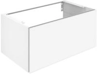 Keuco Waschtischunterschrank X-Line, 1 Frt-Auszug inox/Glas inox, 800x400x490mm,