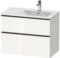 Duravit D-Neo Waschtischunterbau wandh&auml;ngend Wei&szlig; Hochglanz 810x462x625 mm -