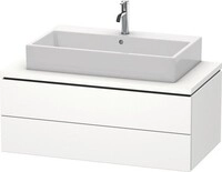 Duravit L-Cube Konsolenwaschtischunterbau wandh&auml;ngend Wei&szlig; Supermatt...