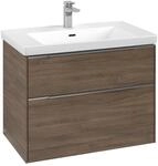 Villeroy & Boch Subway 3.0 Waschbeckenunterschrank, mit Beleuchtung, 2 Ausz&uuml;ge, 772