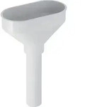 Geberit Trichter oval wei&szlig;-alpin d40 , 152378111 152378111