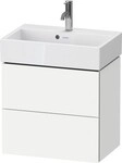 Duravit L-Cube Waschtischunterbau wandh&auml;ngend Wei&szlig; Matt 584x391x544 mm -