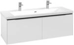 Villeroy & Boch Subway 3.0 Waschbeckenunterschrank, 2 Ausz&uuml;ge, 1272 x 432 x 462 mm,