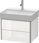 Duravit XSquare Waschtischunterbau wandh&auml;ngend Graphit Matt 584x460x397 mm -