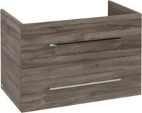 Villeroy & Boch Avento Waschbeckenunterschrank, 2 Ausz&uuml;ge, 776 x 514 x 452 mm, Stone