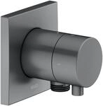 Keuco 2-Wege Ab-u.Umstellv.IXMO Comf.59557, Schlauchanschluss,eckig,Schwarzchr....