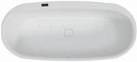 Hoesch Monolith Whirlwanne iSensi Oval 1900x900 Monolith mit &Uuml;berlaufschlitz