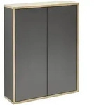 Fackelmann 84621, Fackelmann FINN Doppel-H&auml;ngeschrank ,60x75x20,5,Anth-AsEi,2T,
