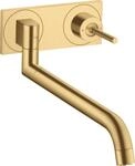 Hansgrohe Sp&uuml;ltischmischer Unterputz Axor Uno 2 Brushed Gold Optic 38815250
