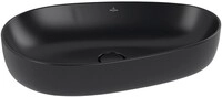 Villeroy & Boch Aufsatzwaschbecken Antao 650x400mm Asymmetrisch ohne &Uuml;berlauf Pure