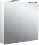 emco Lichtspiegelschrank flat II LED-Leuchte, Aufputz, mit Waschtischbeleuchtung, 2