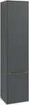 Villeroy & Boch Subway 3.0 Hochschrank, 2 T&uuml;ren, 400 x 1710 x 346,5 mm, Graphite /