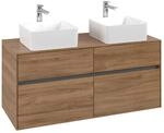 Villeroy & Boch Collaro Waschbeckenunterschrank, 4 Ausz&uuml;ge, 1200 x 548 x 500 mm,