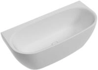 Hoesch Badewanne iSensi Vorwand 1600x750 Monolith mit Einlaufgarnitur in Weiss