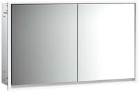 emco LED-Lichtspiegelschrank Loft Unterputz, 1300 mm, 2-t&uuml;rig R&uuml;ckwand...