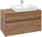 Villeroy & Boch Collaro Waschbeckenunterschrank, 2 Ausz&uuml;ge, 1000 x 548 x 500...