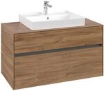 Villeroy & Boch Collaro Waschbeckenunterschrank, 2 Ausz&uuml;ge, 1000 x 548 x 500...