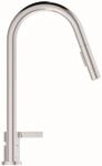 Ideal Standard 2-Loch-K&uuml;chenarmatur Gusto Ausladung 240mm 2F-Brause Chrom,...