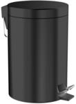 emco system 2 Abfallbeh&auml;lter mit Deckel Standmodell, 5 l, rund, schwarz, 355313300