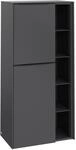 Villeroy & Boch Subway 3.0 Mittelschrank, 2 T&uuml;ren, 574 x 1200 x 346,5 mm, Graphite /