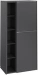 Villeroy & Boch Subway 3.0 Mittelschrank, 2 T&uuml;ren, 574 x 1200 x 346,5 mm, Graphite /