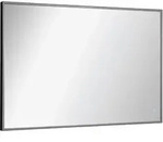 Fackelmann Spiegel eckig LED 100x68x3,5 Rahmen schwarz, 84941 84941