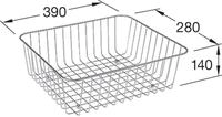 Villeroy & Boch Zubeh&ouml;r Drahtkorb 833100 Edelstahl, 833100K1 833100K1