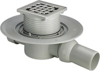 Viega Badablauf 4935.1 in 40x50mm Kunststoff grau 557119
