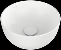 Villeroy & Boch Aufsatzwaschbecken Artis 325x325mm Rund ohne &Uuml;berlauf Weiss Alpin