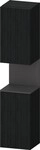 Duravit Qatego Hochschrank Eiche Schwarz Matt 400x360x1760 mm - QA1346R49160000