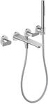 Hansgrohe 3-Loch Fertigset Wannemisch.Wand Unterputz Axor Citterio C mit HB Cubic cut