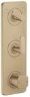 Hansgrohe Thermostat Modul 380/120 Unterputz FS Axor Citterio C 2 Verbr. brushed