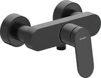 Duravit Wave Einhebel-Brausemischer Aufputz Schwarz Matt 216x165x113 mm -