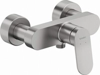 Duravit Wave Einhebel-Brausemischer Aufputz Edelstahl Geb&uuml;rstet 216x165x113 mm -