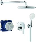 GROHE Unterputz-Duschsystem Eurosmart 25288 mit FMS/SmartBox/Kopfbr./WH-Set chrom,