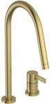 Ideal Standard K&uuml;chenarmatur Gusto Ausladung 243mm Brushed Gold, BD422A2...