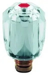 Grohe Oberteil 45956 mit Brillant Griff Markierung rot 1/2" chrom, 45956000 45956000