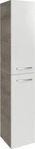 Fackelmann 84458, Fackelmann B.style Hochschrank li 300x1620x318 NaOa/wei&szlig; 2T, 84458