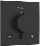 Hansgrohe Thermostat Unterputz Ecostat Comfort E Fertigset 2 Verbraucher mattschwarz,