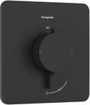 Hansgrohe Thermostat Unterputz Ecostat Comfort Q Fertigset 1 Verbraucher mattschwarz,