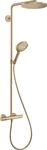 Hansgrohe Showerpipe Raindance Select S 240 1jet PowderRain EcoSmart brushed bronze ,