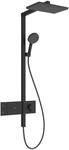 Hansgrohe Showerpipe Raindance Alive Q 210/340 1jet mit Thermostat mattschwarz,