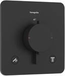 Hansgrohe Thermostat Unterputz Ecostat Comfort Q Fertigset 2 Verbraucher mattschwarz,