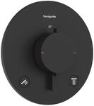 Hansgrohe Thermostat Unterputz Ecostat Comfort S Fertigset 2 Verbraucher mattschwarz,