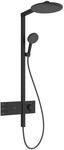 Hansgrohe Showerpipe Raindance Alive S 300 2jet mit Thermostat mattschwarz, 24595670