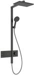 Hansgrohe Showerpipe Raindance Alive Q 210/340 2jet EcoSmart Thermostat brushed black
